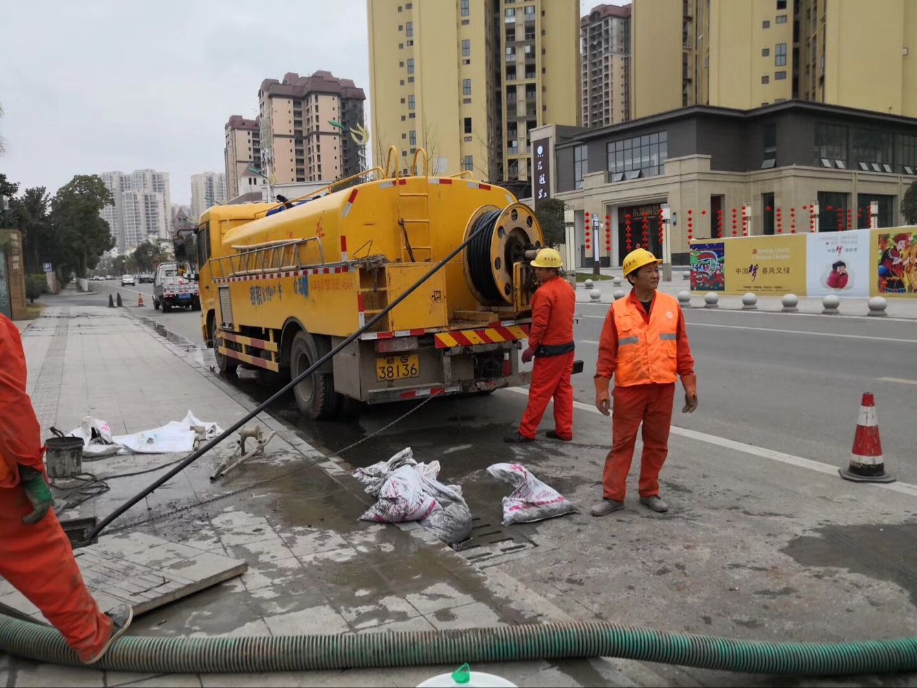 六合排污管道清淤-管道清洗